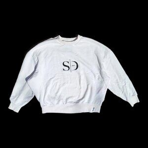 【 The Superdry Edit white sweatshirt 】